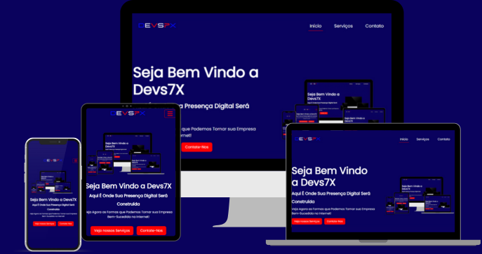 Imagem do Banner Principal: que Contém as Diversas Resoluções que nossos sites atuam